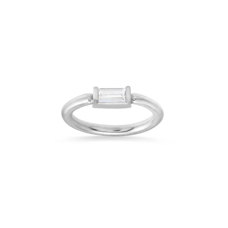 Seamless Fixed Bead Ring - Baguette-SQ8636219