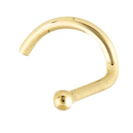 Corkscrew - Gold Bead