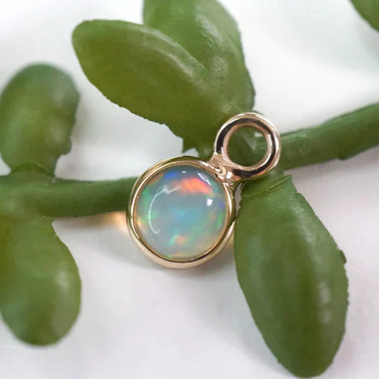 Round Bezel - Opal - Charm